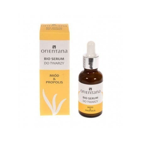 ORIENTANA Bio Serum do twarzy MIÓD i PROPOLIS regenerujące 30ml